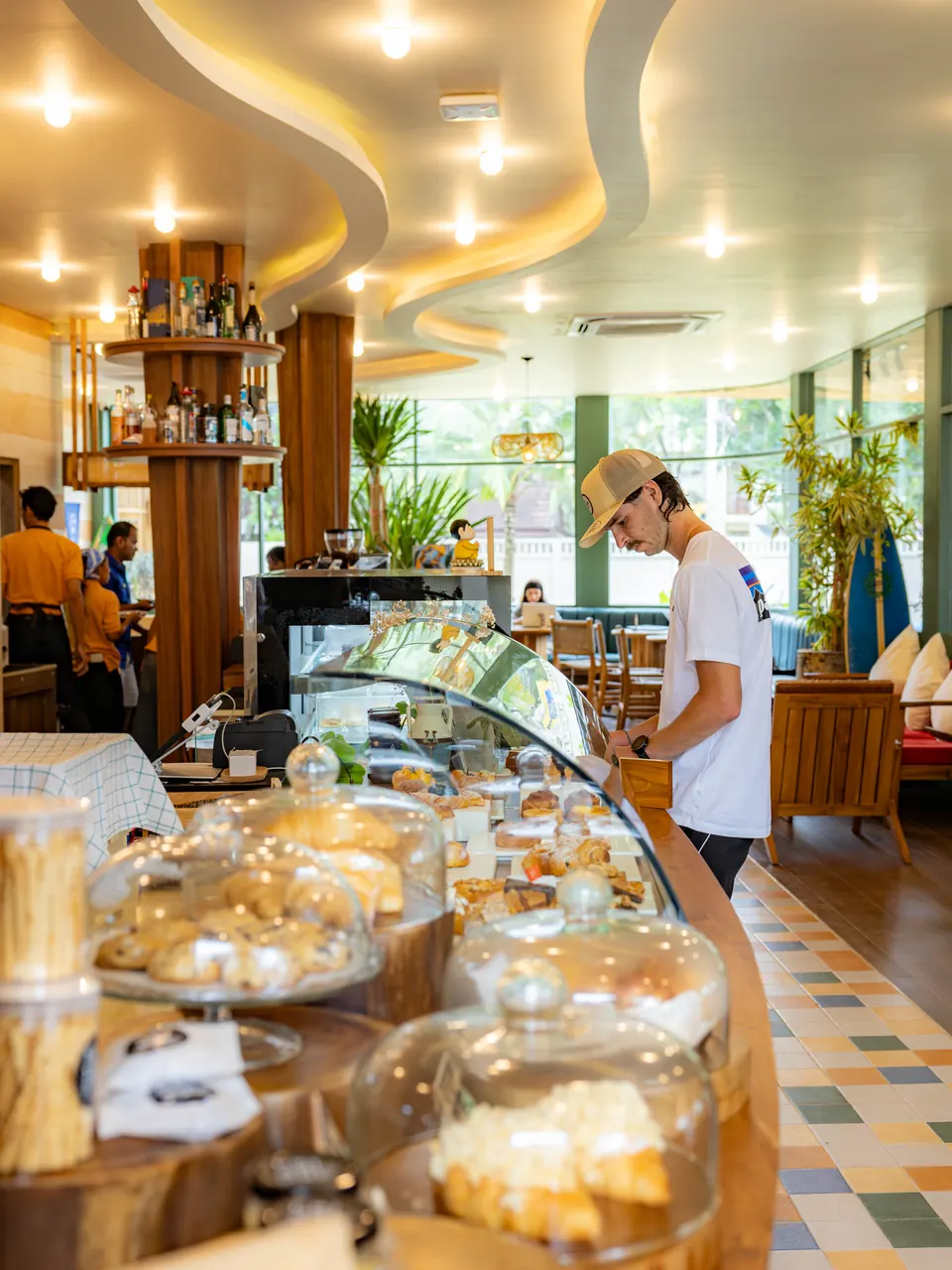 Fresh pastries at Salt Surf