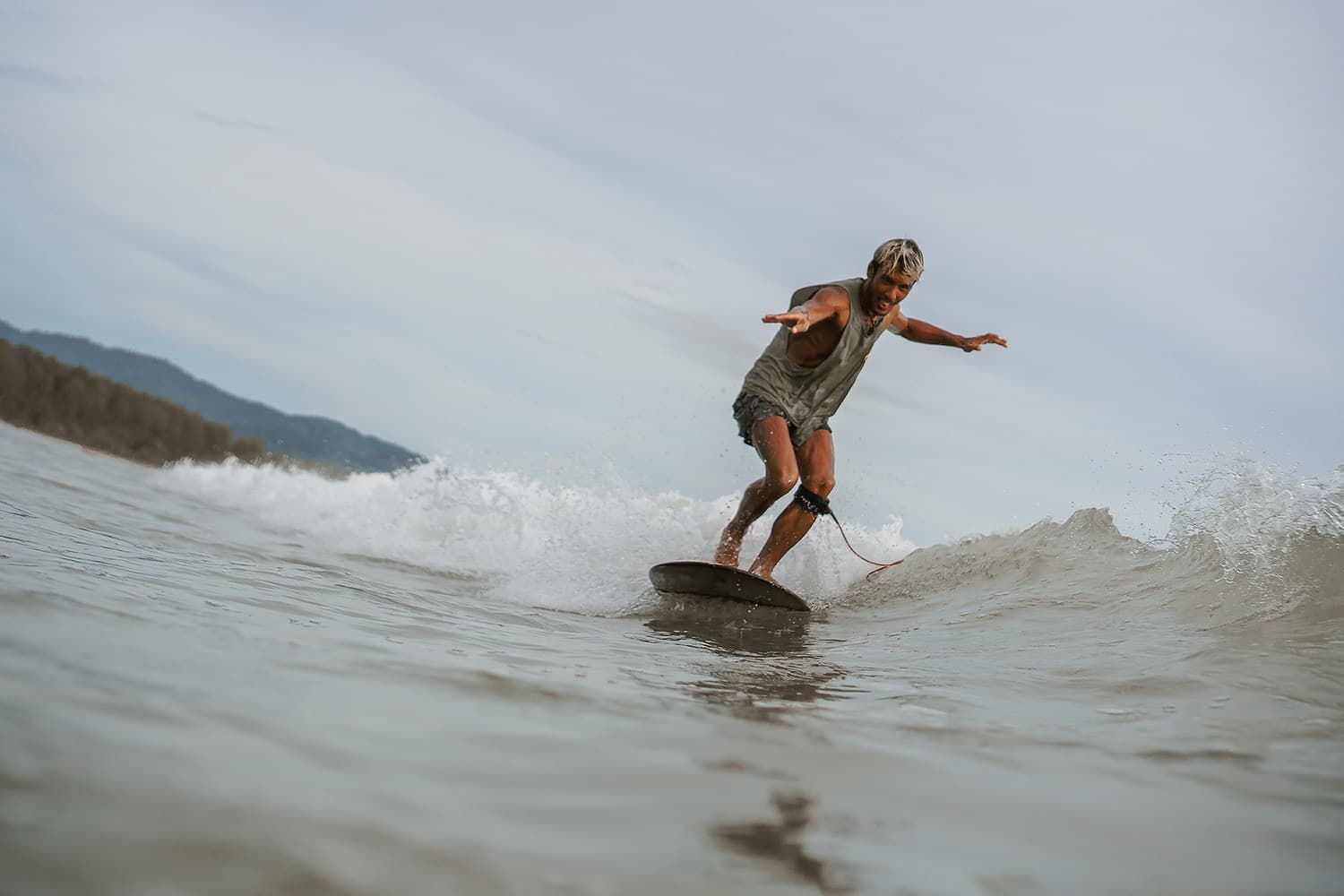 First waves. Big smiles.