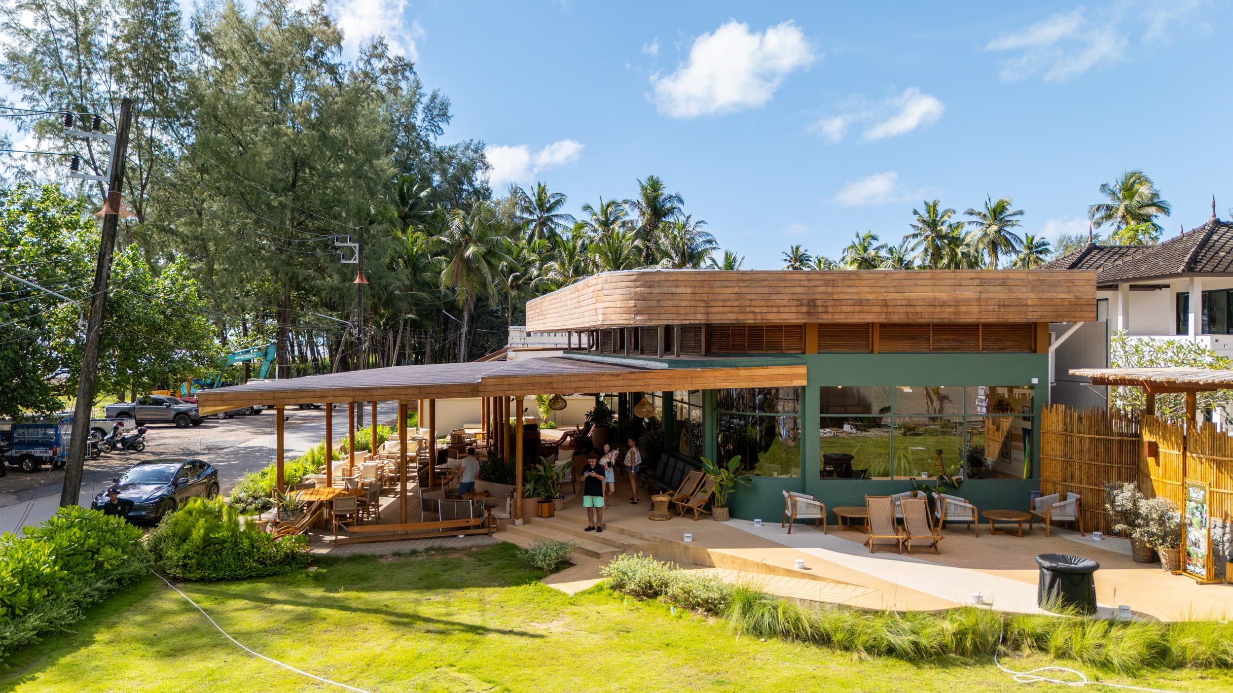 The Salt Surf beachfront clubhouse